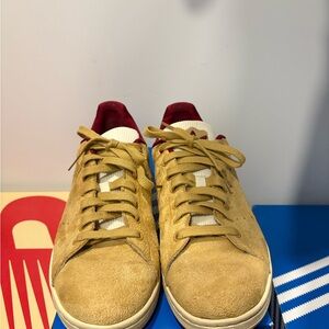 Adidas Men's Stan Smith Tan Suede Shoes US 10